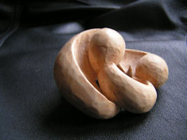 Hand-held meditation carving